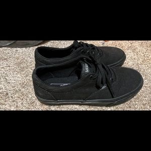 Black vans - size 7- Never worn